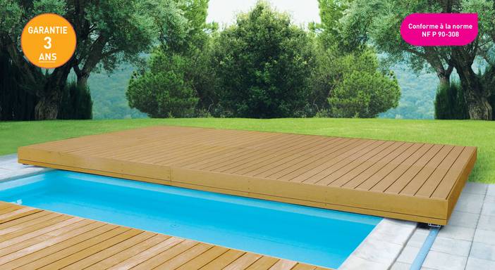 terrasse mobile pour couvrir une piscine CAP AXION Septemes les vallons